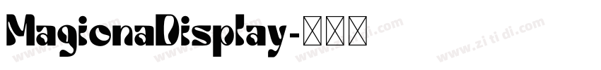 MagionaDisplay字体转换