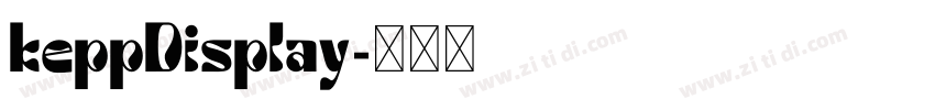keppDisplay字体转换