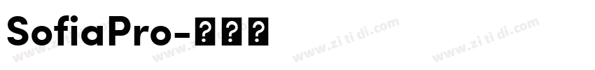 SofiaPro字体转换