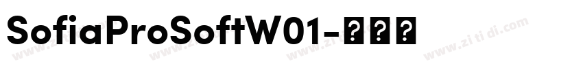 SofiaProSoftW01字体转换