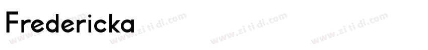 Fredericka字体转换