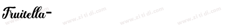 Fruitella字体转换