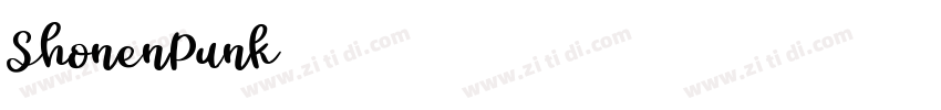 ShonenPunk!字体转换