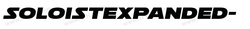 SoloistExpanded字体转换