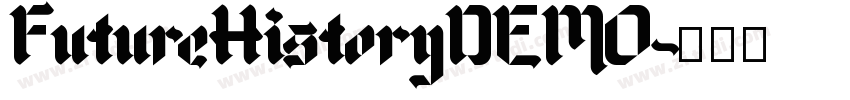 FutureHistoryDEMO字体转换