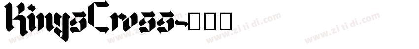 KingsCross字体转换