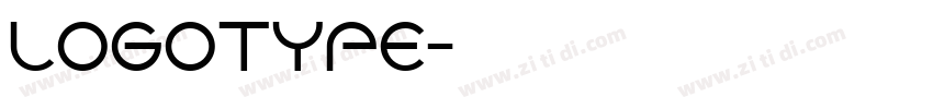 LOGOTYPE字体转换