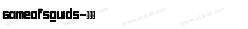 GameOfSquids字体转换