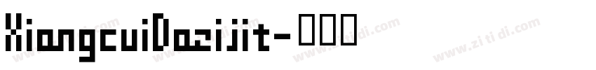XiangcuiDazijit字体转换