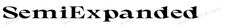 SemiExpanded字体转换 SemiExpanded字体转换