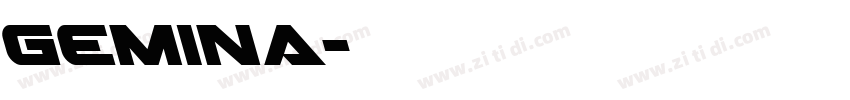 Gemina字体转换