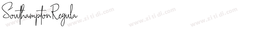 SouthamptonRegula字体转换
