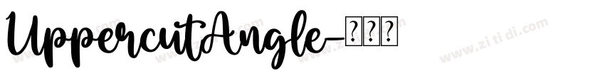 UppercutAngle字体转换