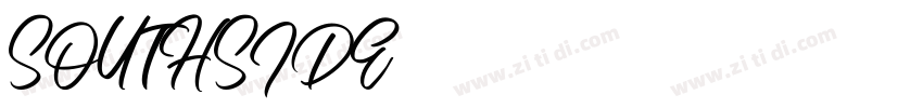 SOUTHSIDE字体转换