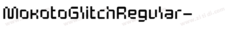 MokotoGlitchRegular字体转换