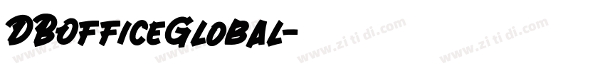DBOfficeGlobal字体转换