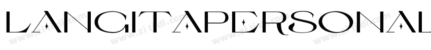 LangitaPersonalUsed字体转换