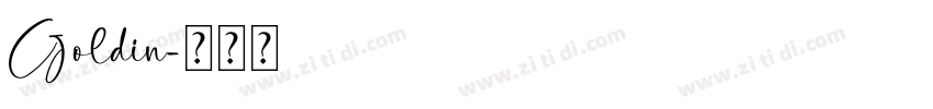 Goldin字体转换