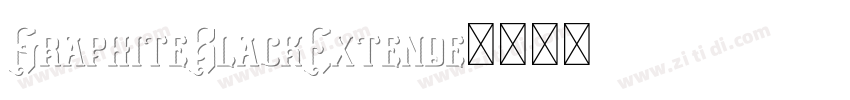 GraphiteBlackExtende字体转换