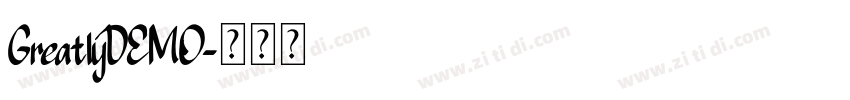 GreatlyDEMO字体转换