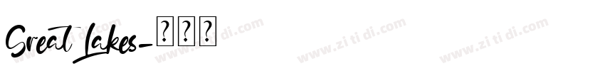 GreatLakes字体转换