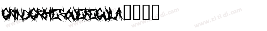 GrindGrotesqueRegula字体转换