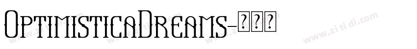 OptimisticaDreams字体转换