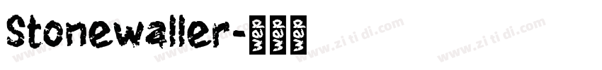 Stonewaller字体转换