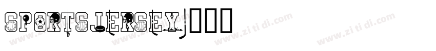 sportsjersey字体转换