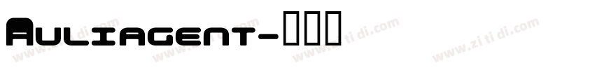 Auliagent字体转换