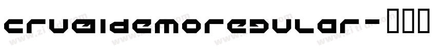 crue11demoregular字体转换