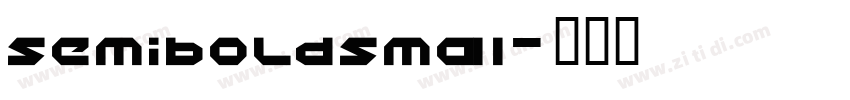 semiboldsma11字体转换