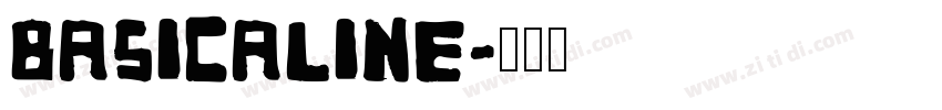 BASICALINE字体转换