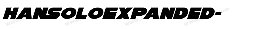 HanSoloExpanded字体转换