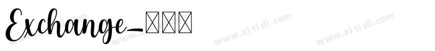 Exchange字体转换