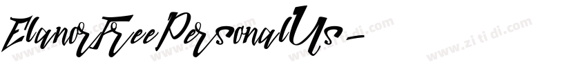 ElanorFreePersonalUs字体转换