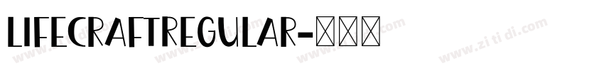 LifeCraftRegular字体转换