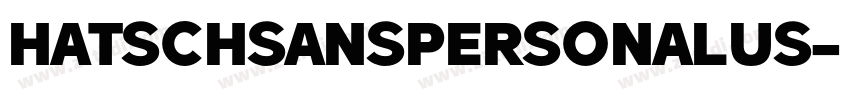 HatschSansPERSONALUS字体转换