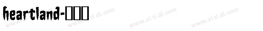 heartland字体转换