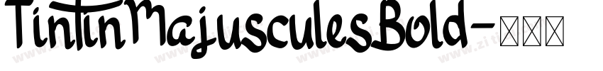 TintinMajusculesBold字体转换