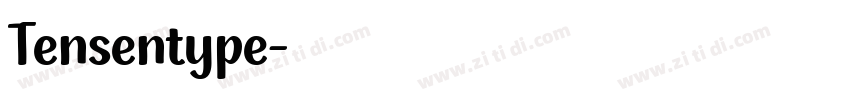 Tensentype字体转换