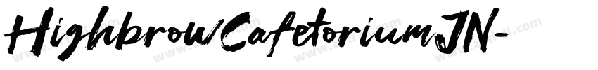 HighbrowCafetoriumJN字体转换