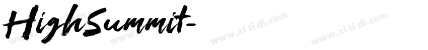 HighSummit字体转换