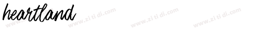 heartland字体转换