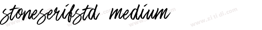 stoneserifstd-medium字体转换