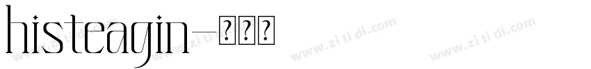 histeagin字体转换