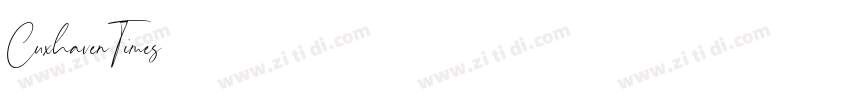 CuxhavenTimes字体转换