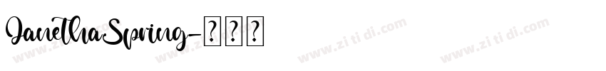 JanethaSpring字体转换