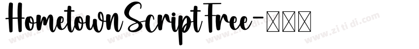 HometownScriptFree字体转换