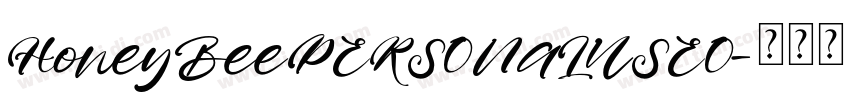 HoneyBeePERSONALUSEO字体转换